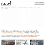 Screen shot of the Fulton Asset Finance website.
