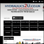 Screen shot of the Hydraulics2U website.