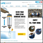 Screen shot of the LIFESAVER Systems Ltd website.