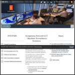 Screen shot of the Kongsberg Norcontrol IT Ltd website.