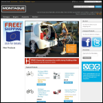 Screen shot of the Montague Bicycles (UK) Ltd website.