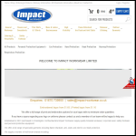 Screen shot of the Impact Workwear Ltd website.