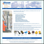 Screen shot of the Elcon (Europe) Ltd website.