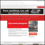 Screen shot of the Hydraulic Spares & Services website.