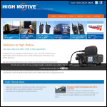 Screen shot of the High Motive Ltd website.