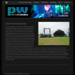 Screen shot of the The Picture Works Ltd website.
