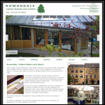 Screen shot of the Rowandale of Wirksworth Ltd website.
