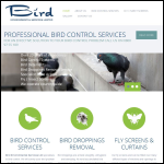 Screen shot of the Bird Environmental Services Ltd website.