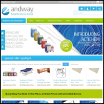 Screen shot of the Andway Healthcare Ltd website.