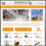 Screen shot of the Burnhouse Engineering & Fabrication Ltd website.