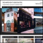 Screen shot of the Richard Keat Associates website.