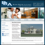 Screen shot of the Brian Baird Architect website.
