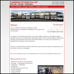 Screen shot of the Flemings of Rosyth Ltd website.