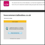 Screen shot of the Hoo Commercial Bodies Ltd website.
