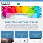 Screen shot of the Jones Television & Electrical Services Ltd website.