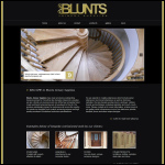 Screen shot of the Blunts Joinery Supplies website.