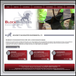 Screen shot of the Blockbuster Environmental Services Ltd website.