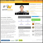 Screen shot of the Quick Books Accountants Ltd website.