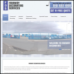 Screen shot of the Fairway Decorating Services Ltd website.