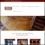 Screen shot of the Mitchell Flooring website.