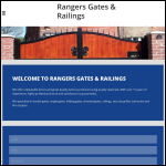 Screen shot of the Rangers Gates & Railings website.