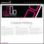 Screen shot of the Jon Harrison Graphic Design website.