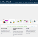 Screen shot of the Blinky Media Ltd website.