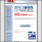 Screen shot of the Tmc Lifting Supplies website.