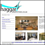 Screen shot of the Haggar Shopfitters website.
