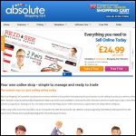 Screen shot of the Absolute Web Design Ltd website.