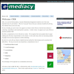 Screen shot of the e-mediacy Ltd website.