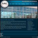 Screen shot of the Dmc Glass & Glazing website.