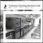 Screen shot of the Unicorn Catering Services Ltd website.