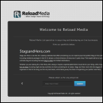 Screen shot of the Reload Media website.