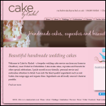 Screen shot of the Cake By Rachel website.