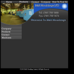 Screen shot of the B & H Mouldings Ltd website.