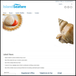 Screen shot of the Island Seafare Ltd website.