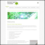 Screen shot of the Electronic Leaf Consultants Ltd website.