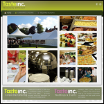 Screen shot of the Taste Incorporated website.