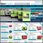 Screen shot of the Gentrader Ltd website.