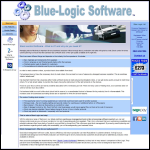 Screen shot of the Blue Logic Ltd website.