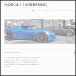 Screen shot of the Modulus Precision Engineering Ltd website.