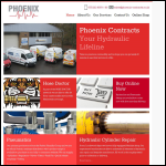 Screen shot of the Phoenix Contracts Ltd website.