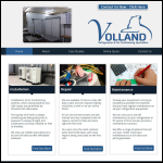 Screen shot of the Volland Cellar Cooling website.
