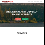 Screen shot of the Webbyfox - Website Development, Seo website.