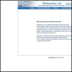 Screen shot of the Whitewater Ltd website.