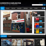 Screen shot of the Screen Tech North website.