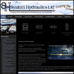 Screen shot of the System Hydraulics Ltd website.