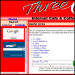 Screen shot of the Internet Cafe website.