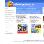 Screen shot of the Wigwam Services Ltd website.